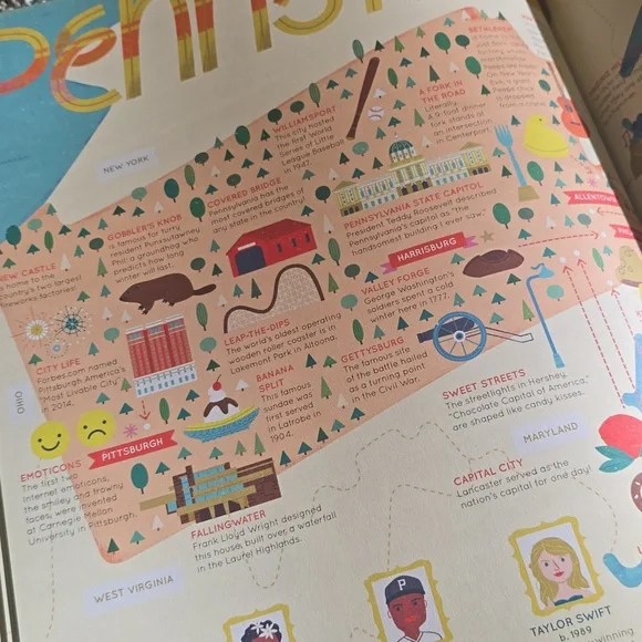 'The 50 States' Kids Map Book - Picture 6 of 10